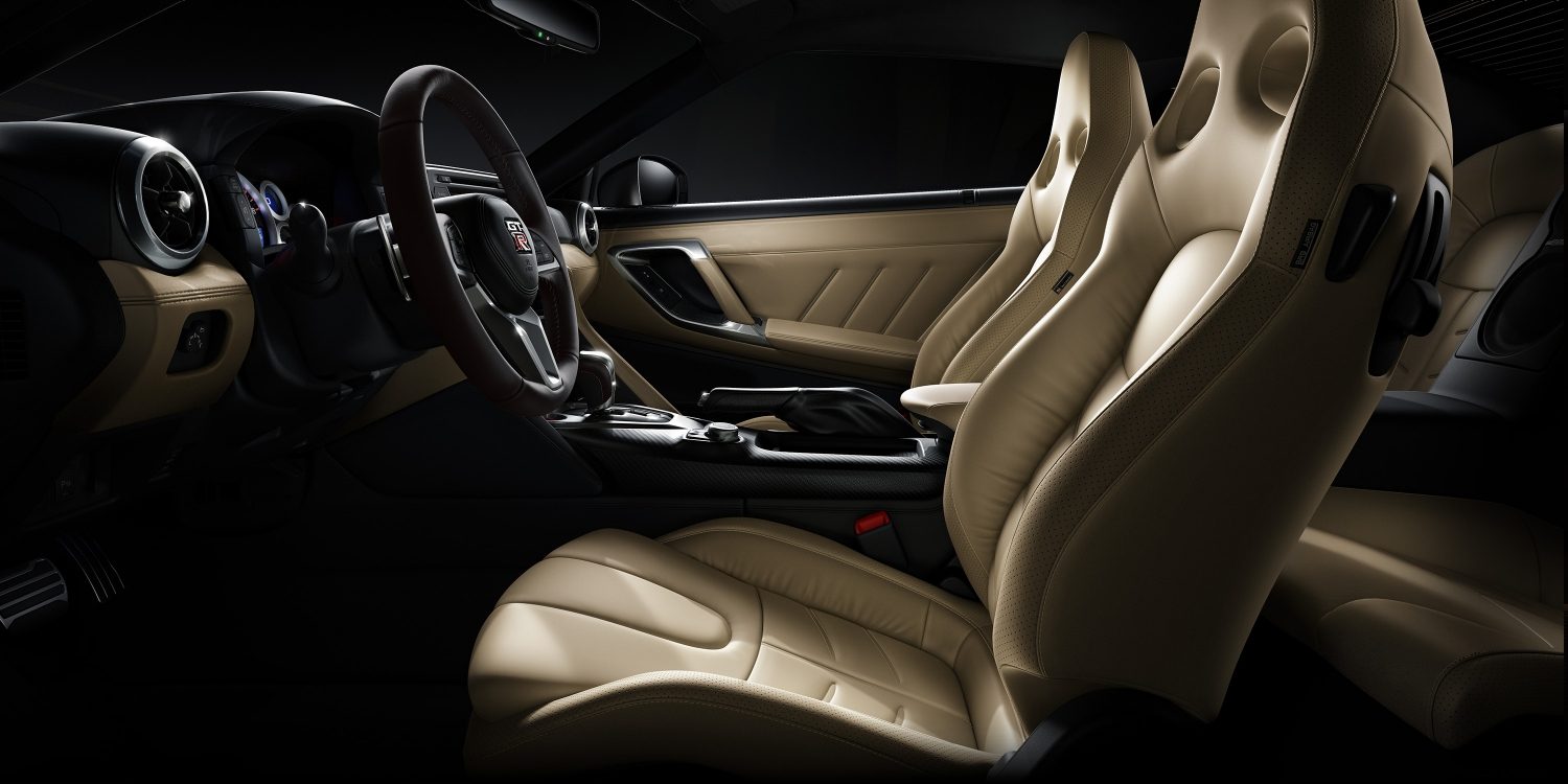 Nissan GT-R redesigned seats